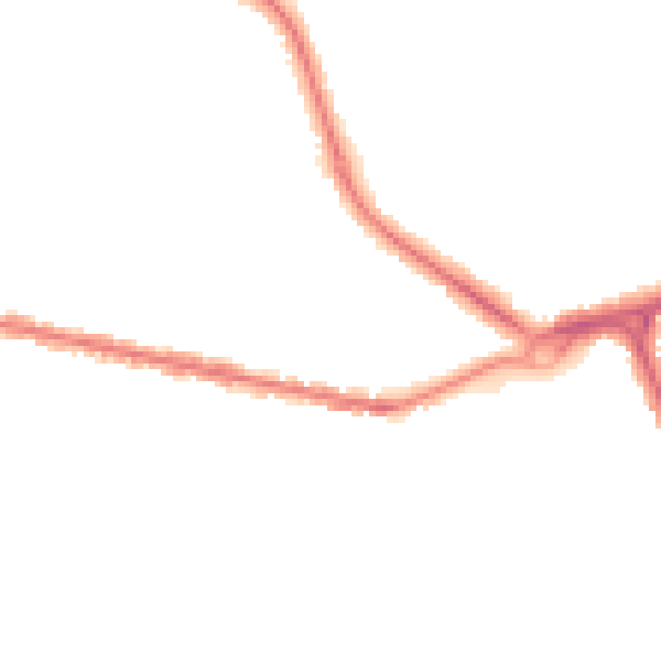 Night-time road noise heatmap for IP4 4QQ