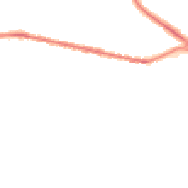 Night-time road noise heatmap for IP4 5JG