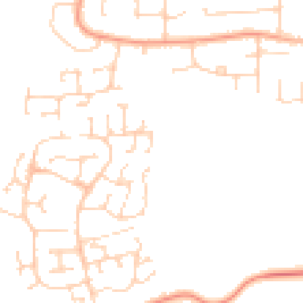 Daytime road noise heatmap for IP4 5QW