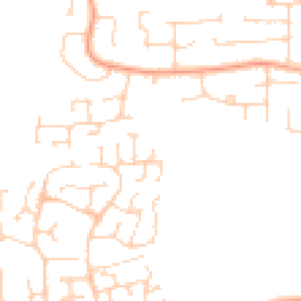 Daytime road noise heatmap for IP4 5QX