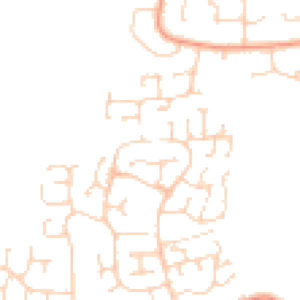 Daytime road noise heatmap for IP4 5SU