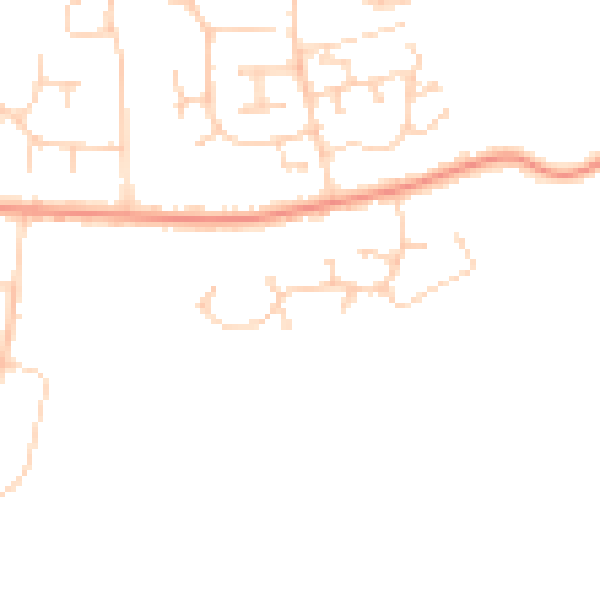 Daytime road noise heatmap for IP4 5UL