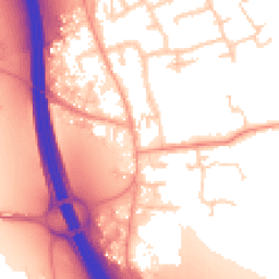 Daytime road noise heatmap for IP6 0AA