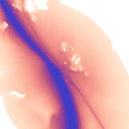 Daytime road noise heatmap for IP6 0AG