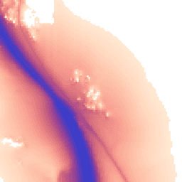 Daytime road noise heatmap for IP6 0AJ