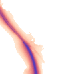 Night-time road noise heatmap for IP6 0AJ