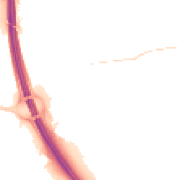 Night-time road noise heatmap for IP6 0AQ