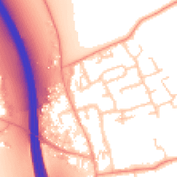 Daytime road noise heatmap for IP6 0AU