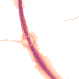 Night-time road noise heatmap for IP6 0AW