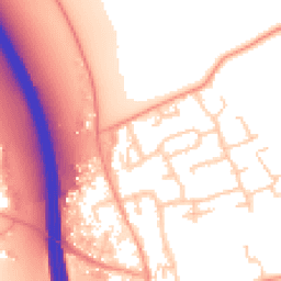 Daytime road noise heatmap for IP6 0AX