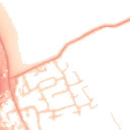 Daytime road noise heatmap for IP6 0BB