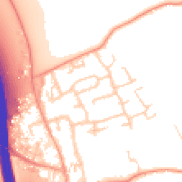 Daytime road noise heatmap for IP6 0BD