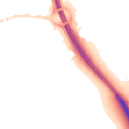 Night-time road noise heatmap for IP6 0BE