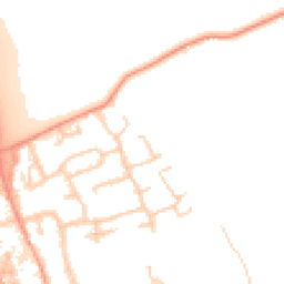 Daytime road noise heatmap for IP6 0BL