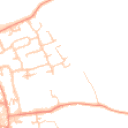 Daytime road noise heatmap for IP6 0BP
