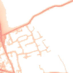Daytime road noise heatmap for IP6 0BT