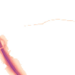 Night-time road noise heatmap for IP6 0DB