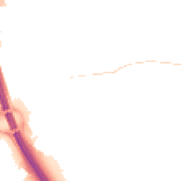 Night-time road noise heatmap for IP6 0DD