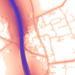 Daytime road noise heatmap for IP6 0DH