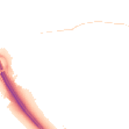 Night-time road noise heatmap for IP6 0DW