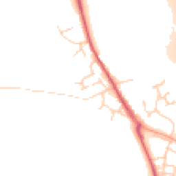 Daytime road noise heatmap for IP6 0FA