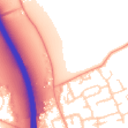 Daytime road noise heatmap for IP6 0FX
