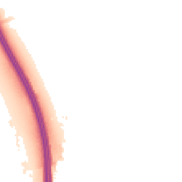 Night-time road noise heatmap for IP6 0FX