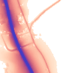 Daytime road noise heatmap for IP6 0GA
