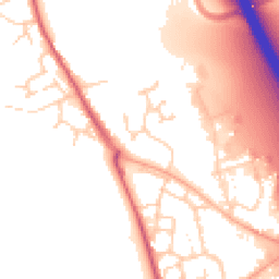 Daytime road noise heatmap for IP6 0HR