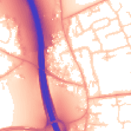 Daytime road noise heatmap for IP6 0HY