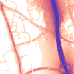 Daytime road noise heatmap for IP6 0JP