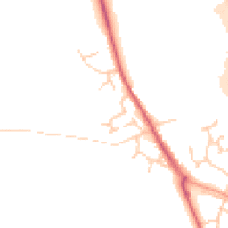 Daytime road noise heatmap for IP6 0LT