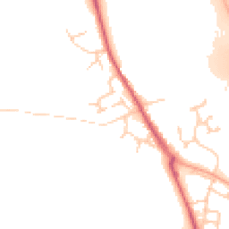Daytime road noise heatmap for IP6 0NA