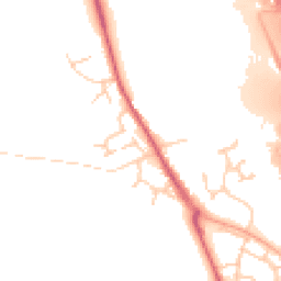 Daytime road noise heatmap for IP6 0NG