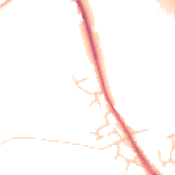 Daytime road noise heatmap for IP6 0NH