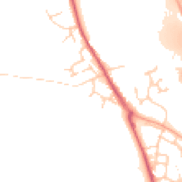 Daytime road noise heatmap for IP6 0NP