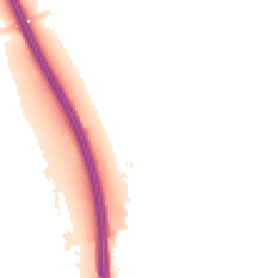 Night-time road noise heatmap for IP6 0NU