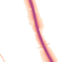 Night-time road noise heatmap for IP6 0PF
