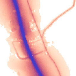 Daytime road noise heatmap for IP6 0PH