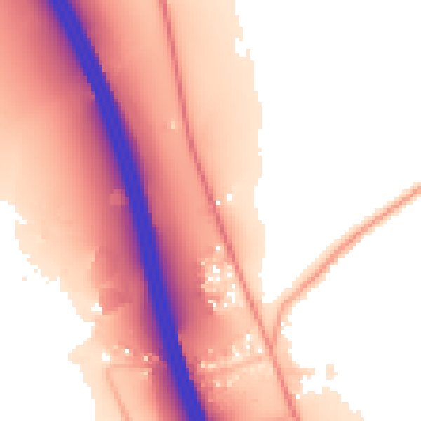 Daytime road noise heatmap for IP6 0PJ
