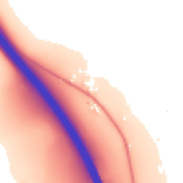 Daytime road noise heatmap for IP6 0PP