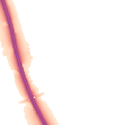 Night-time road noise heatmap for IP6 0PQ