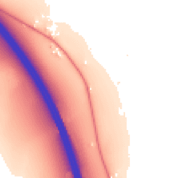 Daytime road noise heatmap for IP6 0PW