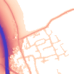 Daytime road noise heatmap for IP6 0PY