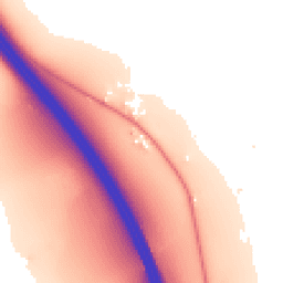 Daytime road noise heatmap for IP6 0QY
