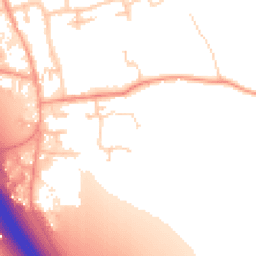 Daytime road noise heatmap for IP6 0RD