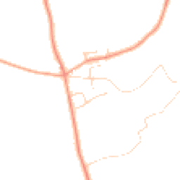 Daytime road noise heatmap for IP6 0RJ