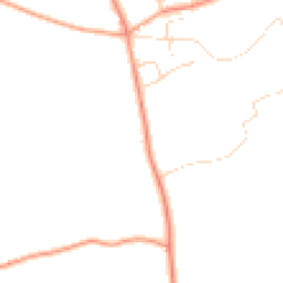 Daytime road noise heatmap for IP6 0RT
