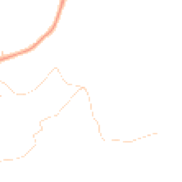 Daytime road noise heatmap for IP6 0RW