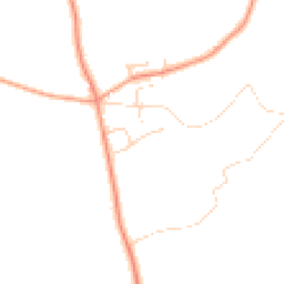 Daytime road noise heatmap for IP6 0RZ